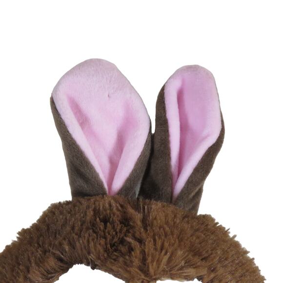 Kellytoy Sloth Bunny Ears Plush Toy Pink Bow Stuffed Animal Sitting 13" Tall - Picture 4 of 16